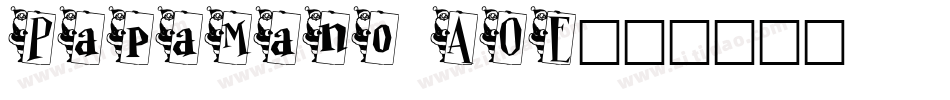 PapaMano AOE字体转换